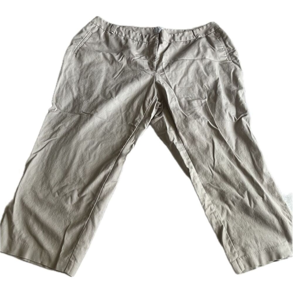 Charter Club Curvy Fit Cropped Women’s Pants Size 24WP